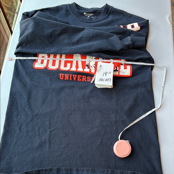 Bucknell Bison Navy Long Sleeve Tee - Medium - Picture 6 of 8